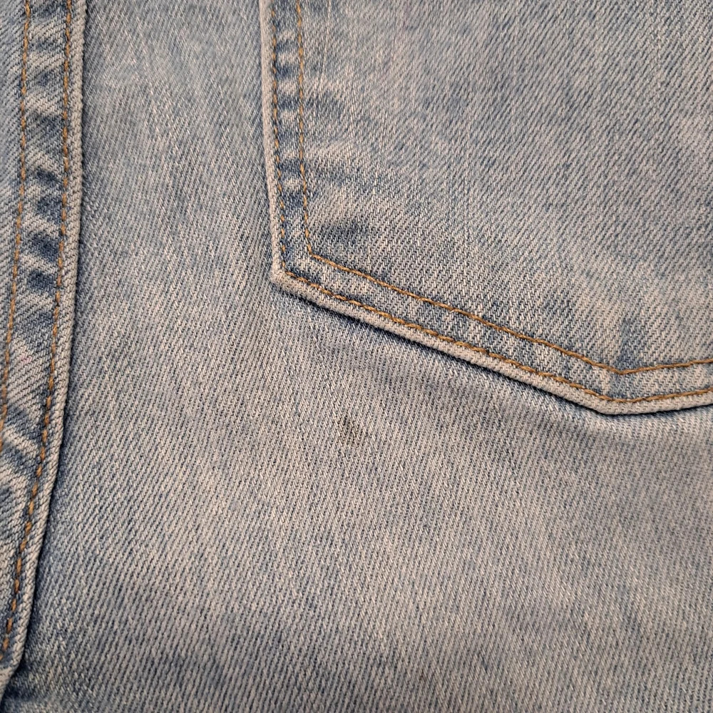 Madewell 9" High-Rise Medium Wash Distressed Hem Stretch Skinny Jeans Size 26 - Picture 9 of 9